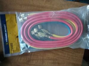 Yellow jacket plus ii 29988 96&#034; refrigerant charging hose for sale