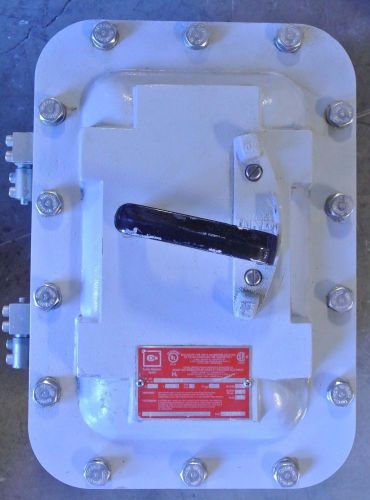 Cutler hammer ds361fx 30 amp 600 volt 3 ph fusible explosion proof disconnect for sale