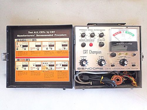 Vintage Sencore CR143 Cathode Ray Tube Tester