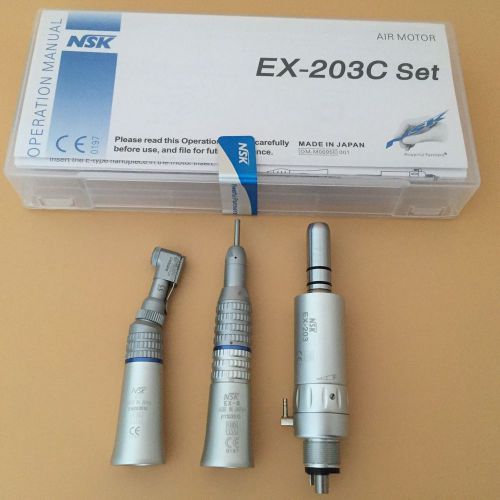 1 Kit Dental NEW NSK Style E-type EX203C Low speed Handpiece Kit 4Holes