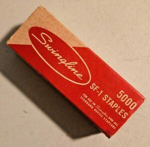 Vintage Swingline Full Box 5000 SF-1 Staples Made in USA NOS -- 4835