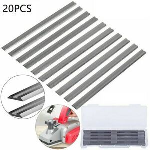 20Pcs 82mm Reversible Electric Planer Blades Boxed HSS For MKT BOSCH Universal