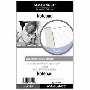 AT-A-GLANCE Day Runner Lined NotePad Pages, 87275 DAY-TIMER, Refill,