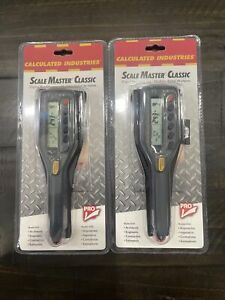 LOT OF 2 New Calculated Industries 6020 Scale Master Classic Digital Measurer