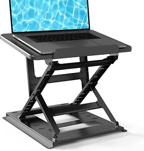 HUANUO Adjustable Laptop Stand for Desk - Easy to Sit or Stand with 9 Adjustable