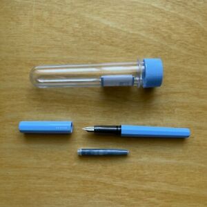 Platinum Meteor Fountain Pen - F 0.3mm Nib Lake Blue