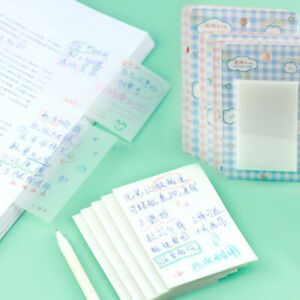 Transparent sticky notes with scrapes stickers sticky simple Self-Adhesive Papnd