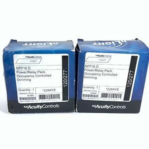 Pack of 2 Acuity Control NPP16 D Occupancy Controlled Dimming Power/Relay Pack