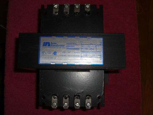 Acme industrial control transformer ta-2-81006 for sale