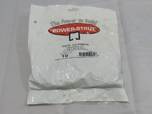 Power strut ps-1300-1-eg 1&#034; universal pipe clamps (bag of 10) ***nib*** for sale