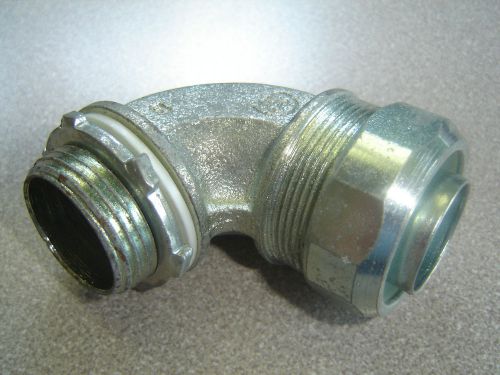 Commercial fittings lt10090 non-insulated 90 degree liquid tight 1&#034; connector for sale