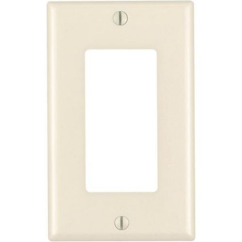 Leviton m26-80401-tmp 10-pack decorator wall plate-lt alm 10pk rckr wallplt for sale