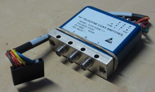Teledyne ccrt-53s9e-t-1 coax switch 21vdc #174 for sale
