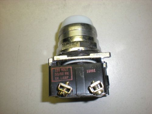 Cutler-Hammer Panel Light - 110VAC - White Lens - Tests OK