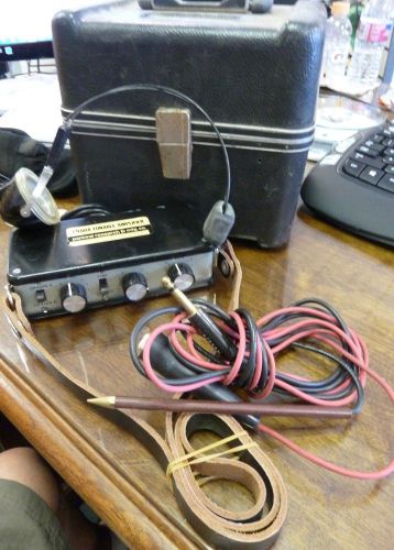 Canoga perkins pr85 pr80a tunable amplifier kit w/ probe, headset, leads &amp; case for sale