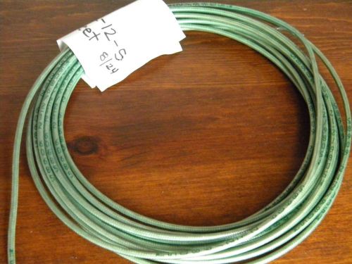 M5086/2-12-5  Polyvinyl Chloride insulated, glass braid, nylon(green) 12 awg