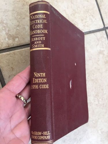 Vintage National Electrical Code Handbook Abbot&amp; Smith Ninth Edition