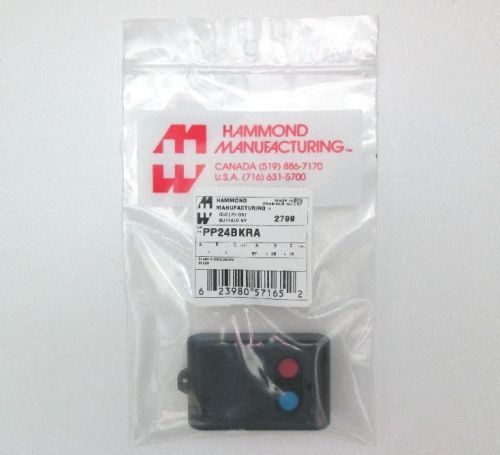 Hammond pp24bkra plastic box electronic project enclosures remote control case for sale