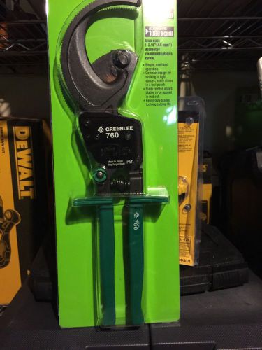 Greenlee ratcheting cable cutter 760 for sale