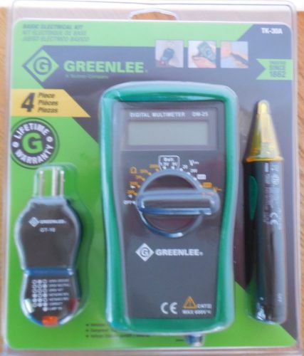 Greenlee basic electricial 4 piece test kit for sale