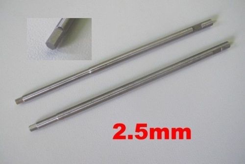 2x Hex Screw Driver White Hard Steel Replacement Shaft Needle 2.5mm