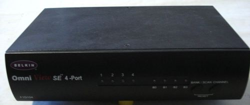 BELKIN OMNI-VIEW F1D104 SE 4-PORT KVM SWITCH W/O CABLES