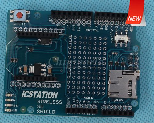Wireless sd shield for arduino xbee module sd card socket for sale
