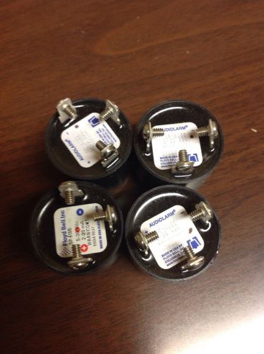 Lot of (4) Floyd Bell AudioLarm w/ Terminal Wire 5-30VDC (E3)