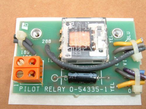BOGO-Reliance Electric Pilot Relay PC Board 0-54335-1