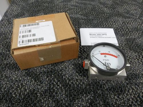 Differential pressure plus dph200 psid d+p 0-20 indicator 10-20 psi new for sale