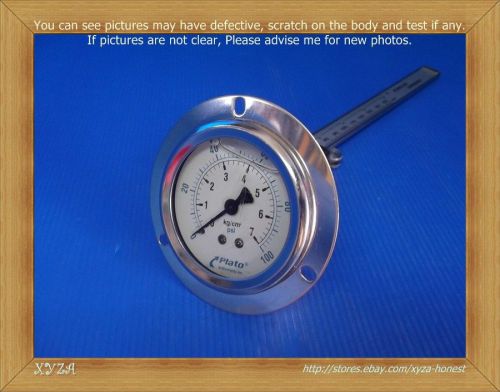 Plato Instrument  0-100 PSI, Pressure Gauge