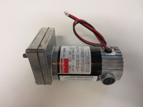 Dayton 1LPW3 Gearmotor,29 RPM,40 Torque,90 VDC,TENV