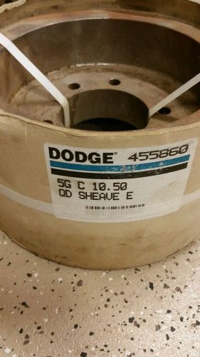 Dodge 455860 5G C 10.5 E Sheave