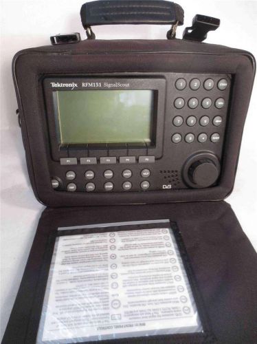 Tektronix RFM151 SignalScout RF Meter: Cable TV RF Signal Analyzer CATV