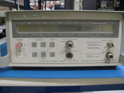 Agilent 5347a 20ghz microwave counter/ power meter, 90 day warranty for sale
