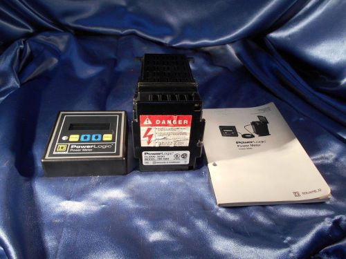 Square D Power Logic Power Meter, Class 3020 Model PM 620, Used