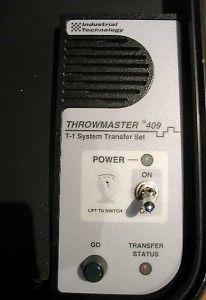 Industrial Tech THROWMASTER 409 T-1 System Transfer Set