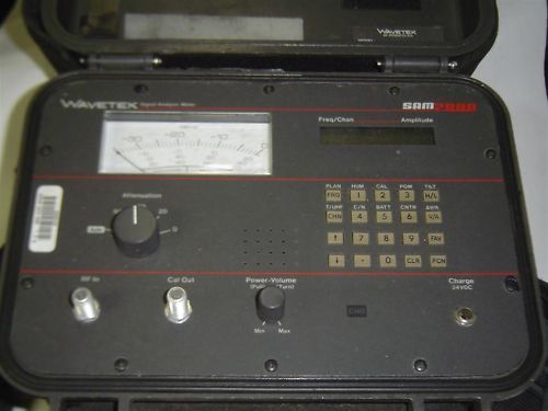 Wavetek signal analysis meter sam 2000 with case *** reduced price *** for sale