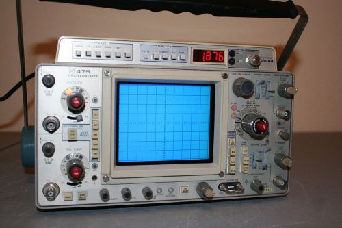 Tektronix 475 200MHz Digital 2 Channel Oscilloscope w Option 78 and DM-44