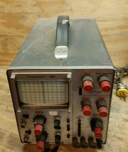 Telequipment D54 analog dual trace oscilloscope