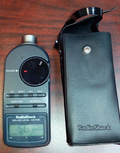 Radioshack Digital Sound Level Meter 33-2055 with Vinyl Case
