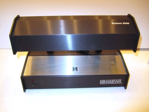 Counterfeit bill dectector Control System 2000 w UV magnetic Acutrace Senso rNEW