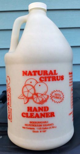 Citrus hand cleaner w/ pumice by korkay for sale