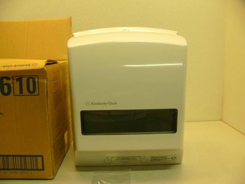 Kimberly clark sanitouch roll paper towel dispenser 09346 10 pearl white for sale