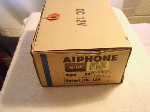 Aiphone PS-12C 12VDC Power Supply 50/60HZ 120VAC