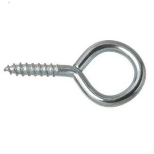 10 packs of #204 zinc-plated steel screw eyes (25-pack) for sale