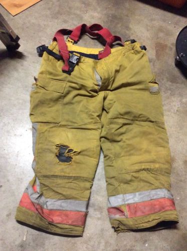 Firefighter pants 40x30 firemans turnout bunker gear #41 for sale