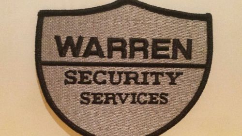 Security Warren Security Services 4 x 4 1/2 inches