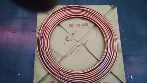 Copper Tubing  Vacuum line, Ice Maker 50 ft.1/4 inch O.D. X .030 wall Automotive
