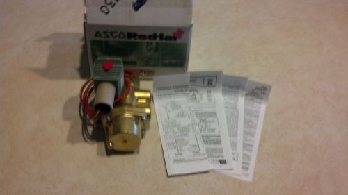 Asco red-hat ii solenoid valve 8344g074 1/2&#034; 120 volt 4 way for sale